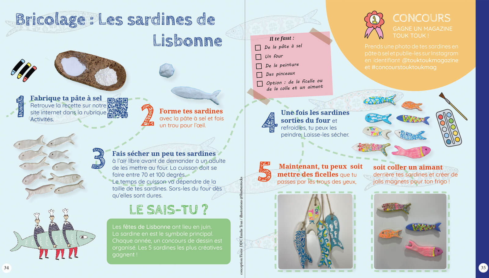 Bricolage Sardines de Lisbonne