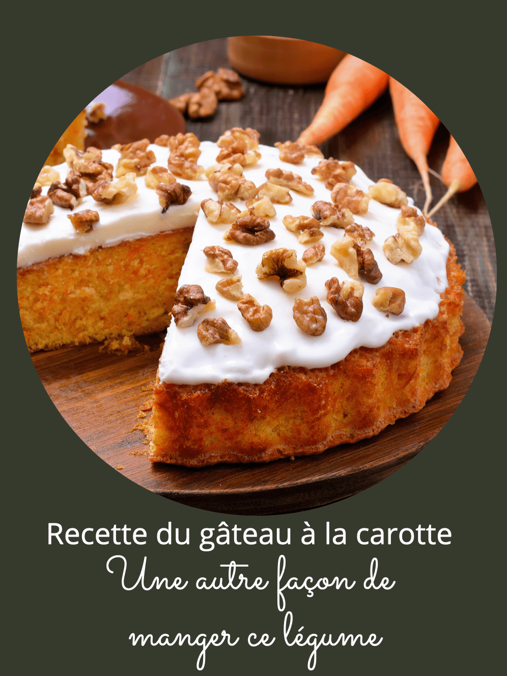 Recette gâteau carotte Touk Touk