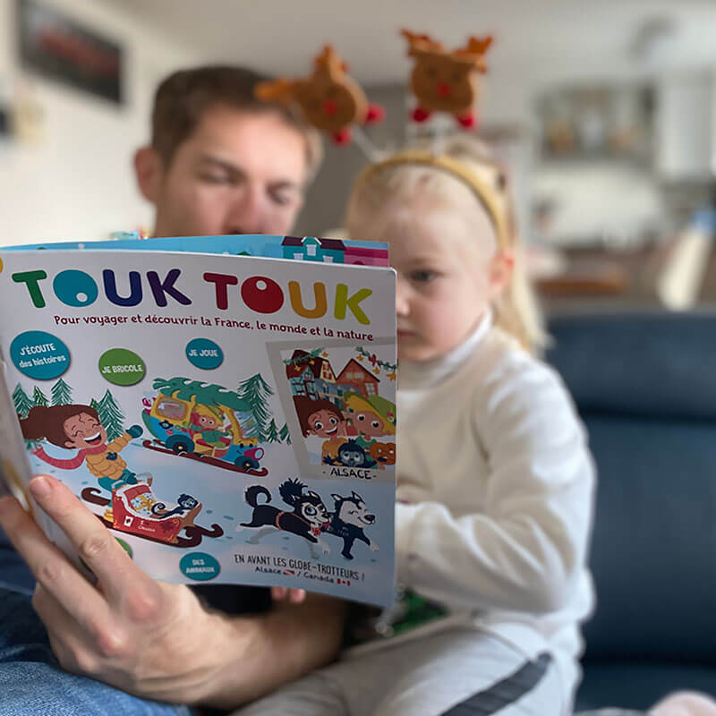 Cadeau de Noël pour enfant : l’abonnement à Touk Touk Magazine