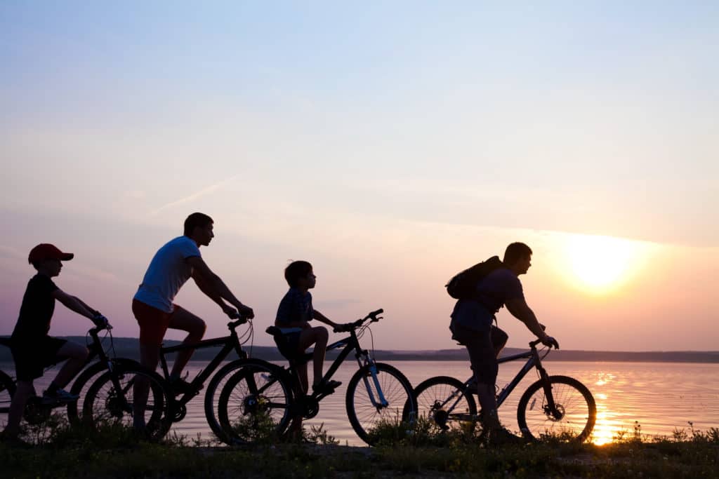 Voyage en vélo en famille