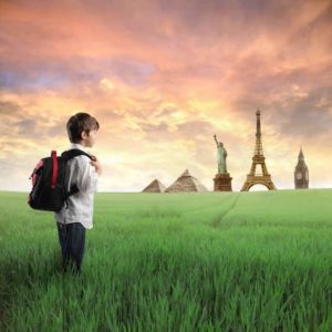 Enfant voyage virtuel