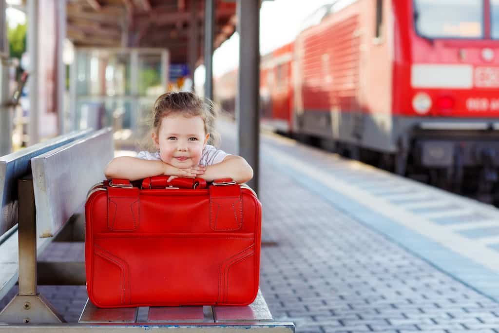 Voyager en train avec des enfants