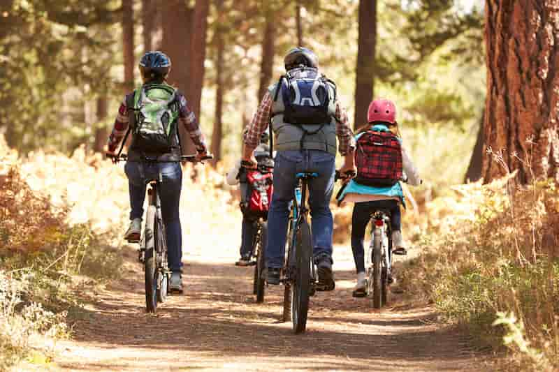 Vacances nature en famille à vélo